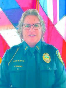Jamie Winfrey of the MPD is promoted to the rank of Captain
